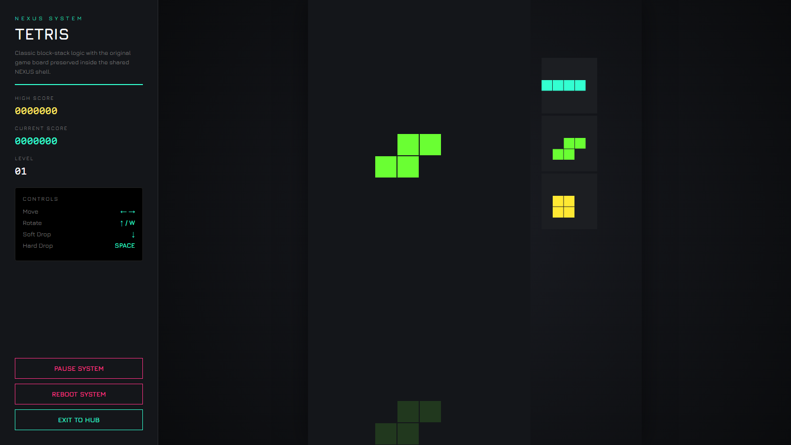 Tetris preview
